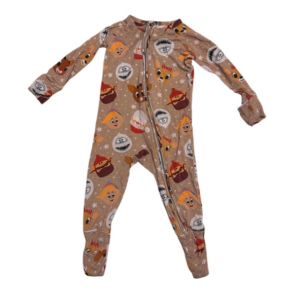 Rudolph the Red Nose Reindeer Convertible Onesie 6-12 M - Picture 1 of 4